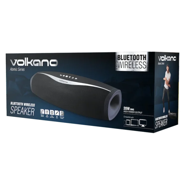 Volkano Atomic Bluetooth Speaker - Black - Image 2