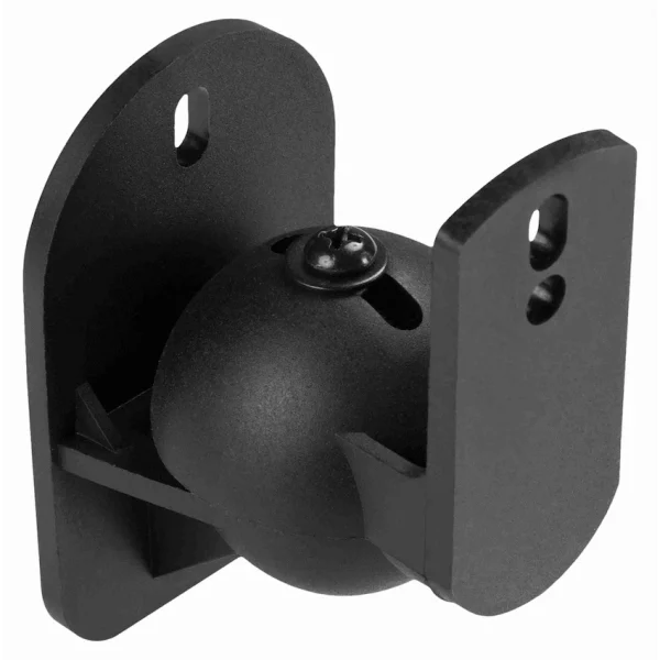 Volkano Steel Series Soundbar and Satellite Speaker Wall Bracket - Black - Image 2