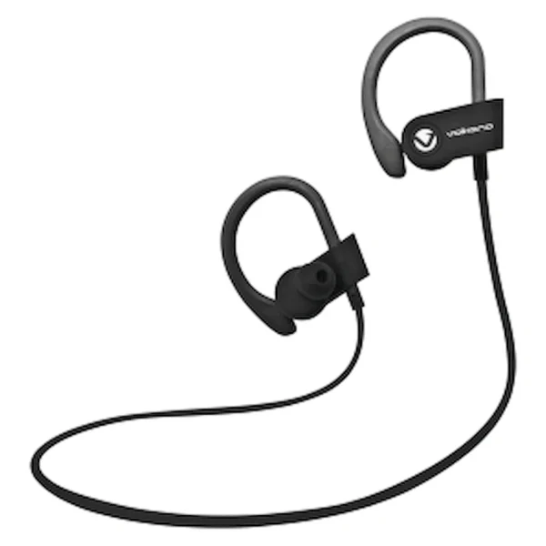 Volkano Race Series Bluetooth Sport Earhook Earphones - Black - Image 3