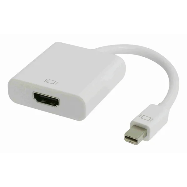 Volkano MiniPort Series Mini DisplayPort to 4K HDMI Converter 10cm - White - Image 2