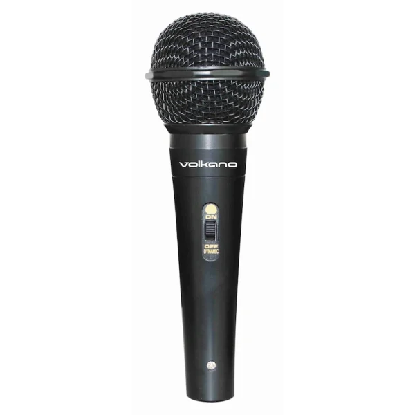 Volkano Ace Series Metal Wired Dynamic Vocal Microphone - Black - Image 2
