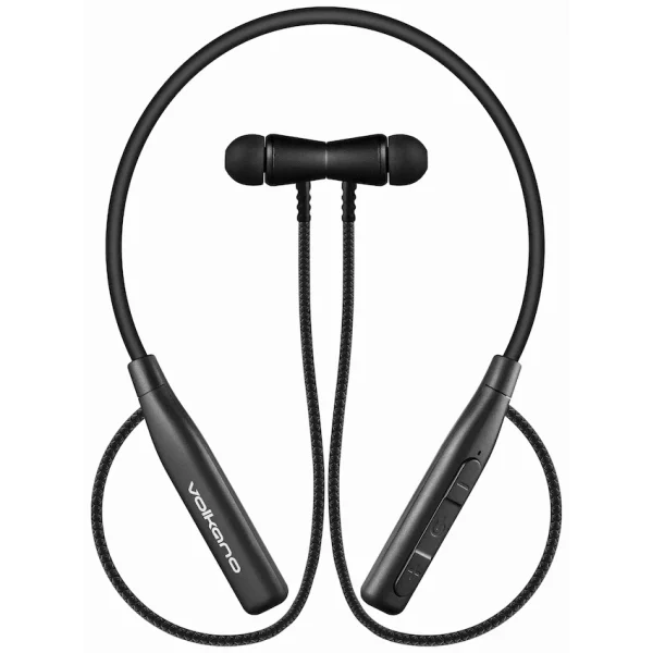 Volkano Aeon+ Series Bluetooth Earphones with Neckband - Black