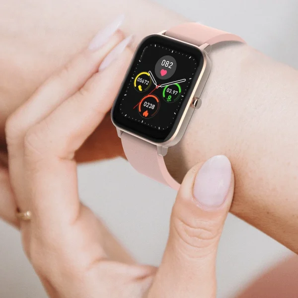 Volkano Azure Series Fashion Smart Watch - Pink/Rose Gold - Image 2