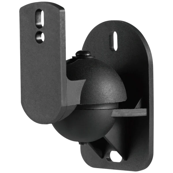 Volkano Steel Series Soundbar and Satellite Speaker Wall Bracket - Black