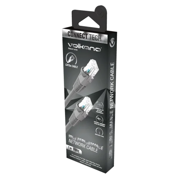 Volkano Network Series RJ-45 Network Cable, CAT5, 1m - Image 3