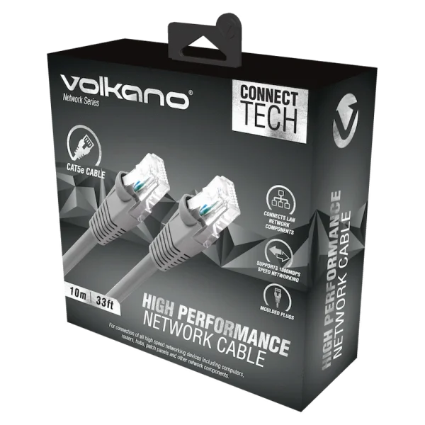 Volkano Network Series RJ-45 Network Cable - CAT5 - 10m - Image 3