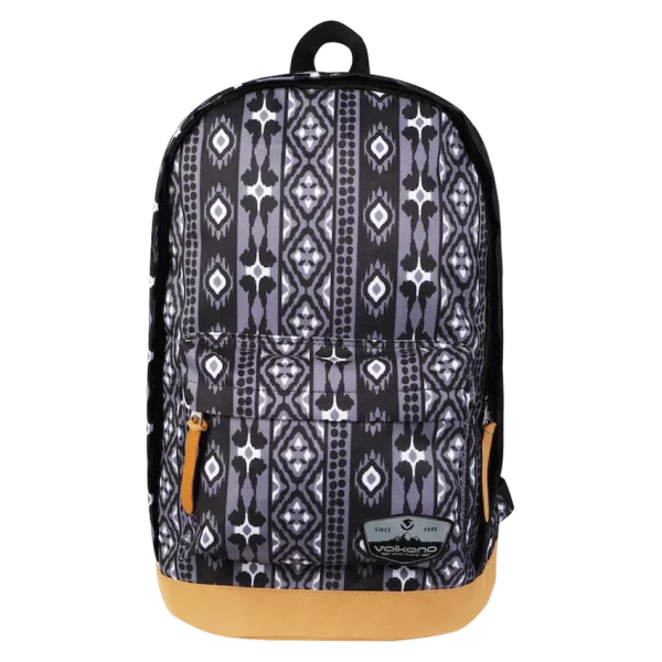 Volkano Suede Series Backpack - Ethnic - Dark Grey - Image 2