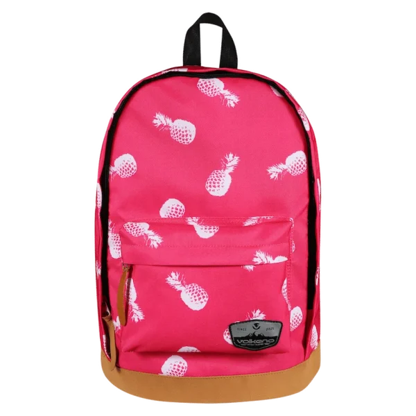 Volkano Suede Series Backpack Pineapples - Pink