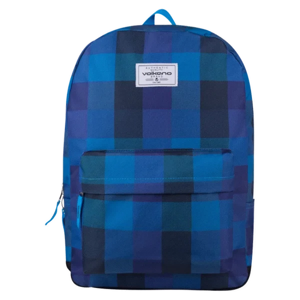 Volkano Diva Series Backpacks - Checkered Blue - Image 2