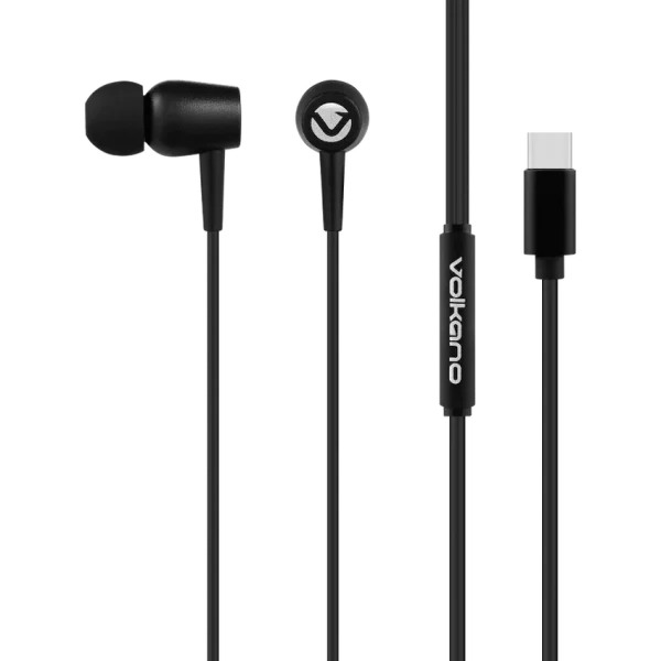 Volkano Prism Series Type-C Earphone - Black