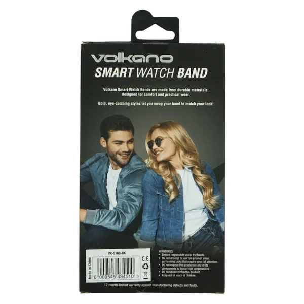 Volkano Smart Watch Band - Silicone - Fitbit Charge 2 Large - Black - Image 3