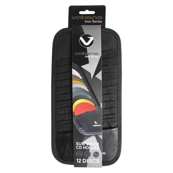 Volkano Iron Series Sun Visor CD Holder (12 Discs)