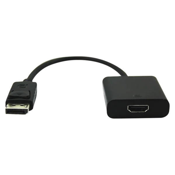Volkano Port Series DisplayPort to 4K HDMI Converter 10cm - Black - Image 3
