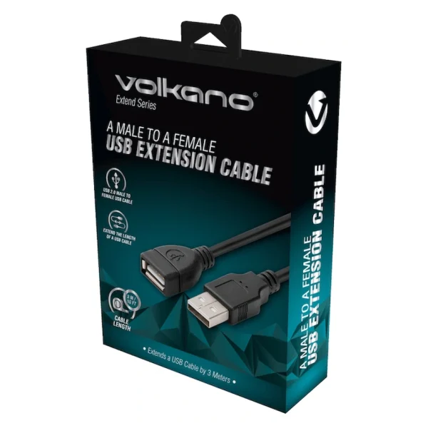 Volkano Extend Series USB Extension Cable 3m - Image 2