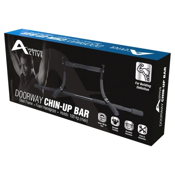 Volkano Active Doorway Chin-Up Bar - Black