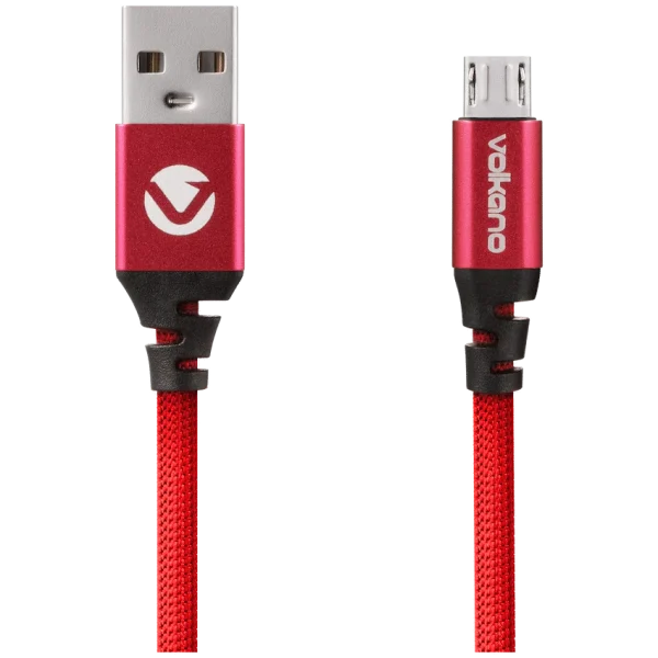 Volkano Designer Series Micro USB Cable - Red