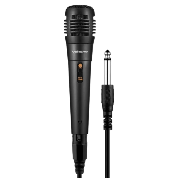 Volkano Vocal Series ABS Wired Microphone - Black