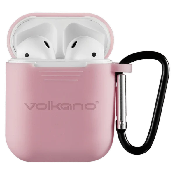 Volkano Buds Plus Series TWS with Silicone - Pink - Image 2