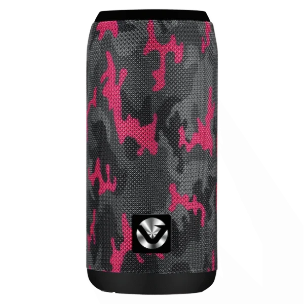 Volkano Stella Series Bluetooth Speaker - Pink Camo Design