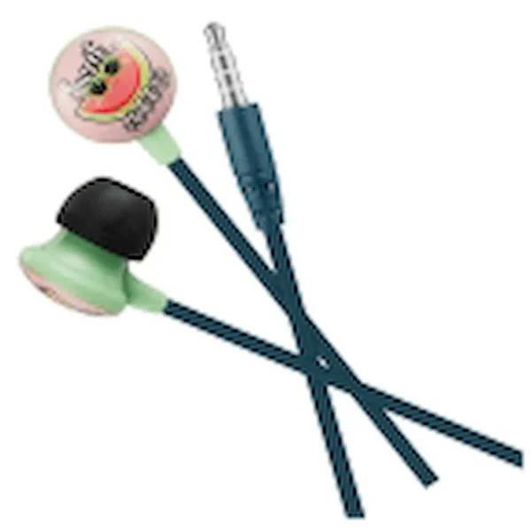 Volkano Kiddies Series Earphones with Keychain - Watermelon2