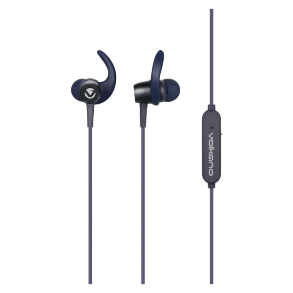 Volkano Epoch 2.0 Series Bluetooth Earphones with Carry Case Blue