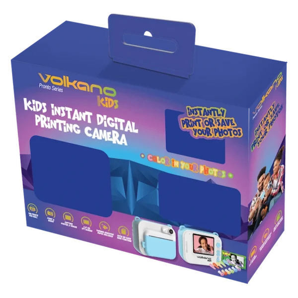 Volkano Kids Pronto Series Instant Digital Camera - Blue