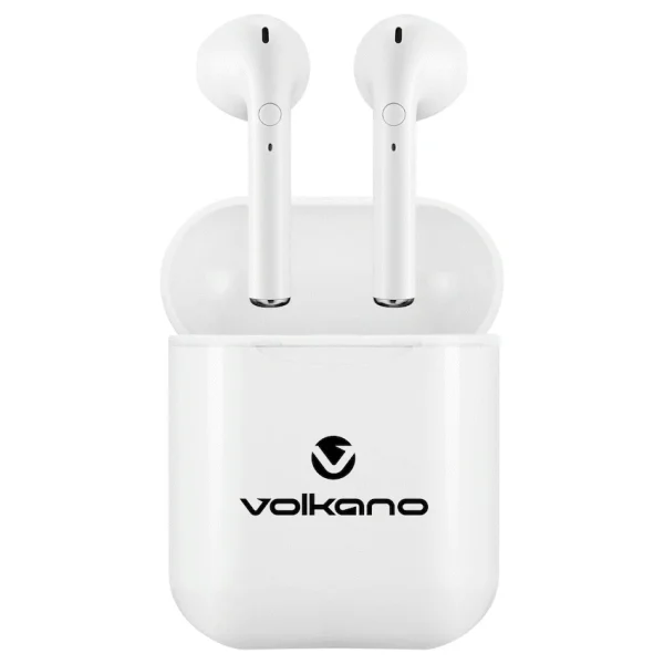 Volkano Buds Series TWS Without Silicone - White