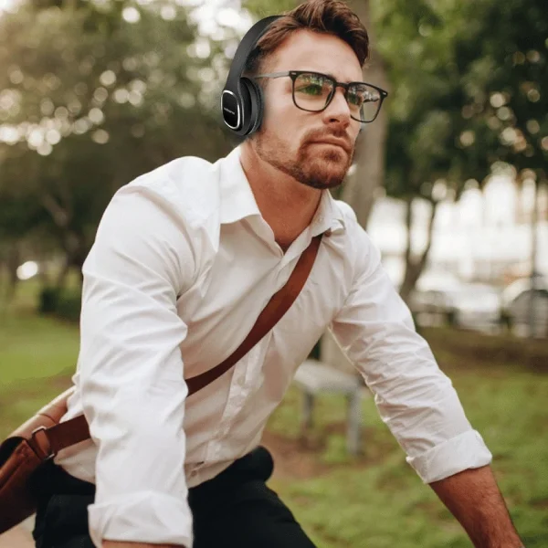 Volkano Phonic Series Bluetooth Full Size Headphones - Black - Image 2