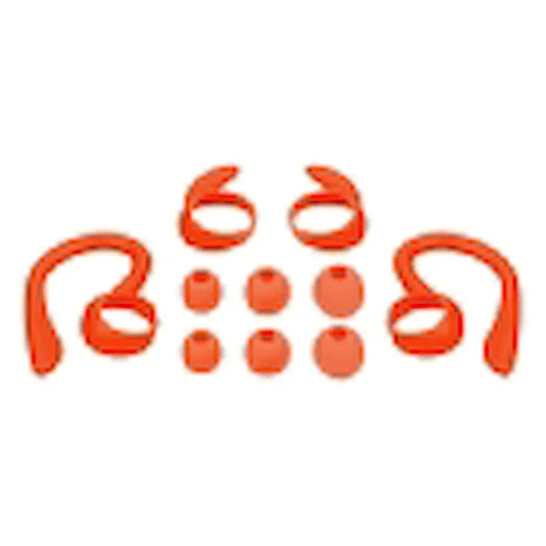 Volkano Momentum Series IPX7 Sports Hook TWS Earphones + Charging Case - Red - Image 2