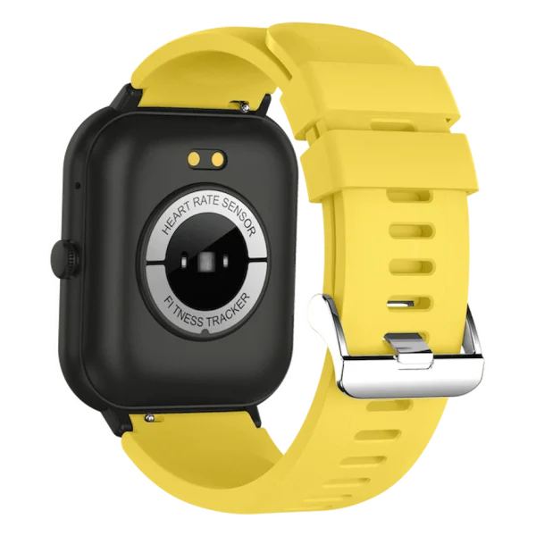 Volkano Chroma Series Smartwatch with Yellow Strap - Image 3