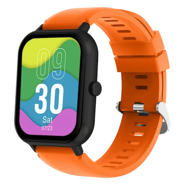 Volkano Chroma Series Smartwatch with Orange Strap - Image 2