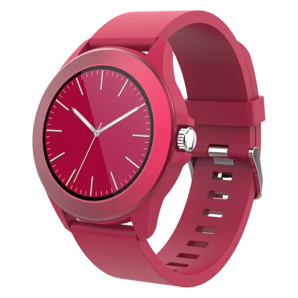 Volkano Splash Series Round Smartwatch - Red - Image 2