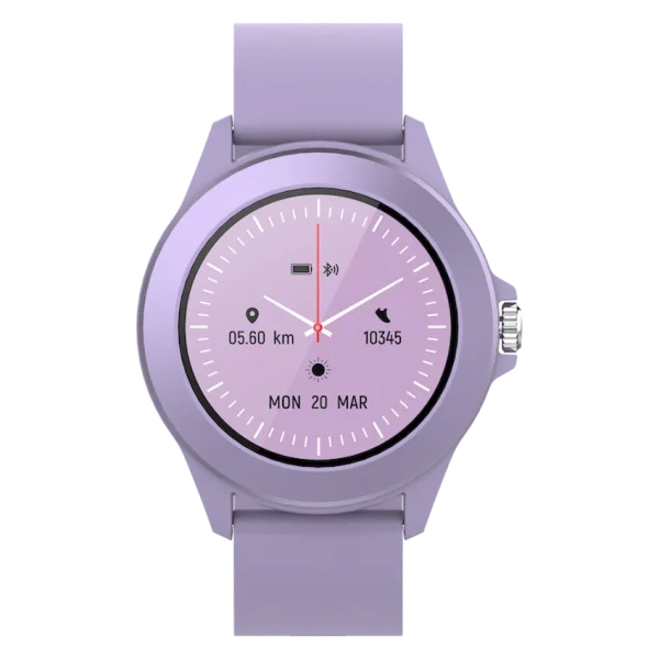 Volkano Splash Series Round Smartwatch - Purple - Image 3
