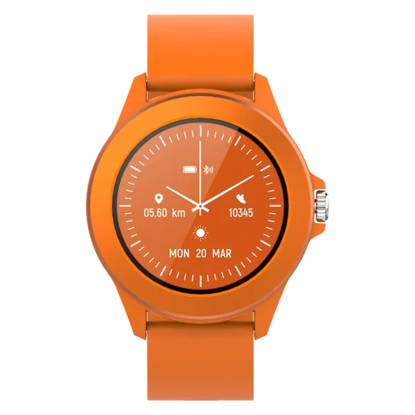 Volkano Splash Series Round Smartwatch - Orange - Image 3