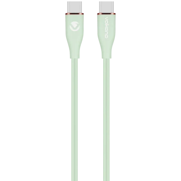 Volkano Flexi Series Type-C to Type-C 1.5m 60w - Green