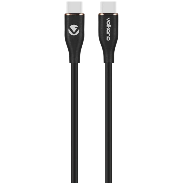 Volkano Flexi Series Type-C to Type-C 1.5m 60w - Black
