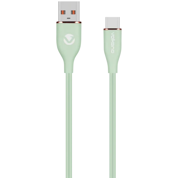 Volkano Flexi Series USB to Type-C 2.5m 30w - Green