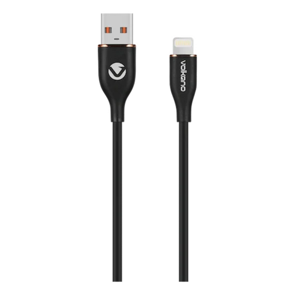 Volkano Flexi Series USB to MFI Lightning 1.5m 5v 2.4a 12w - Black - Image 2