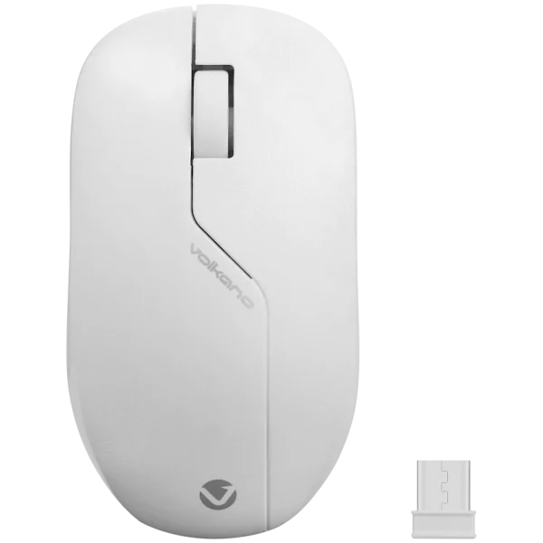 Volkano Ruby Series Wireless Mouse White