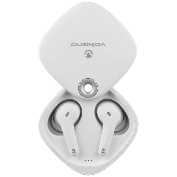Volkano Ore Series True Wireless Earphones with Charging Case - White