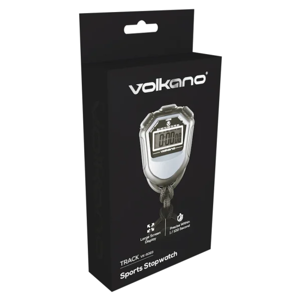 Volkano Track Series Stopwatch - Black - Image 3