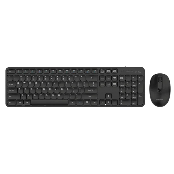 VolkanoX Garnet Bluetooth Wireless Keyboard and Mouse Combo - Black - Image 2