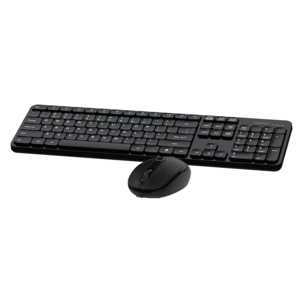 VolkanoX Garnet Bluetooth Wireless Keyboard and Mouse Combo - Black - Image 3