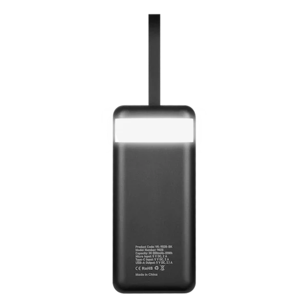 Volkano Punch Series 30000mah Power Bank with Light - Image 3