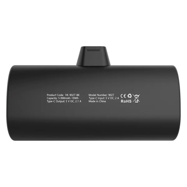 Volkano Relief Pro Power Bank - 5000mah Type-C Direct Plug-in - Image 2