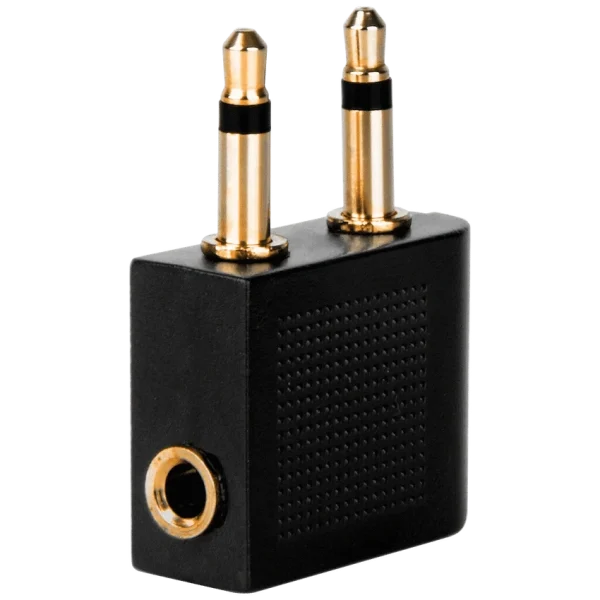 Volkano Aero Series Aux Stereo Adapter - Black