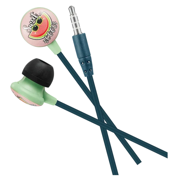 Volkano Kiddies Series Earphones with Keychain - Watermelon2 - Image 2