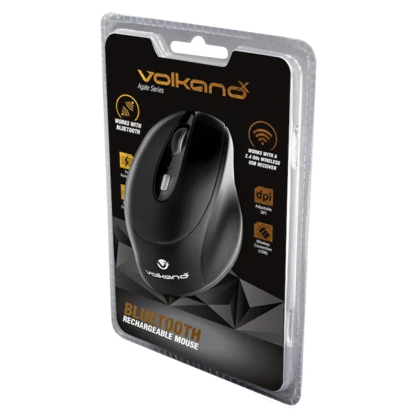 VolkanoX Agate Series Rechargeable Bluetooth + 2.4ghz Mouse - Image 3