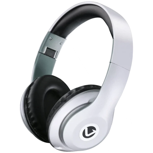 Volkano Rhythm series Ultra powerful Aux Headphones- White
