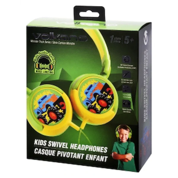 Volkano Kiddies Headphones - Boys Monster Truck - Image 2